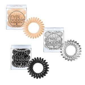 NWT invisibobble 3 Invisible Hair Ring Packs